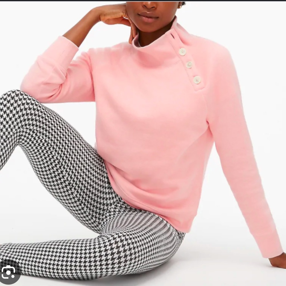 Jcrew side button sweatshirt
